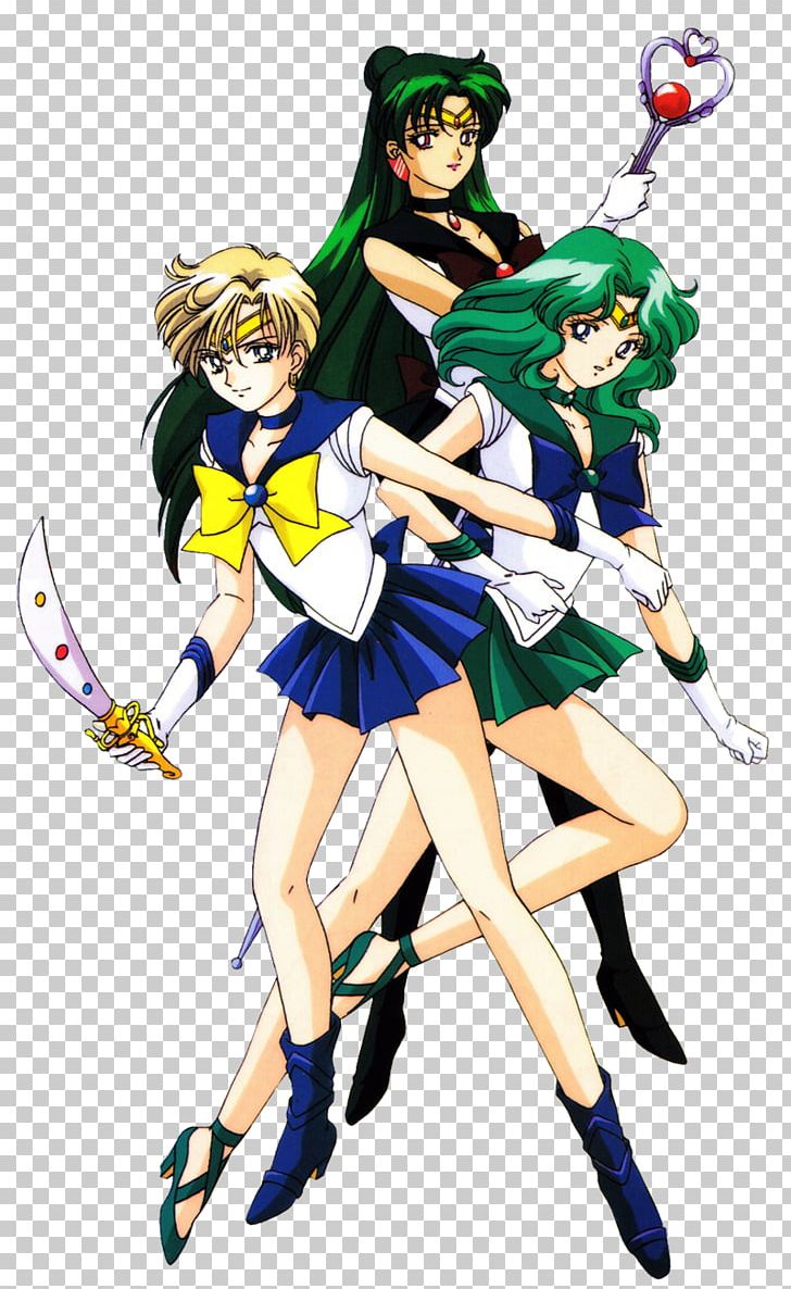 Sailor Neptune Sailor Pluto Sailor Uranus Sailor Moon Chibiusa PNG, Clipart, Anime, Art, Artwork, Cartoon, Chibiusa Free PNG Download