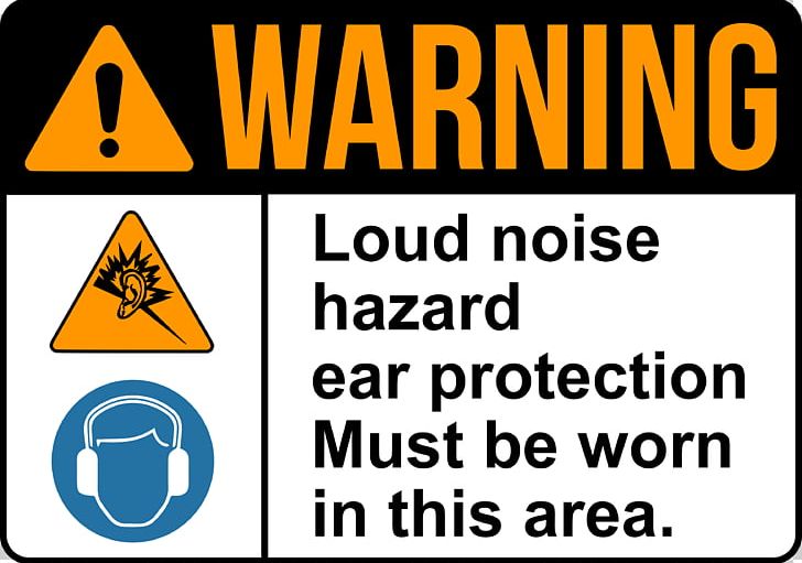Warning Sign Traffic Sign Noise Safety PNG, Clipart, Angle, Area, Brand, Definition, Ear Free PNG Download