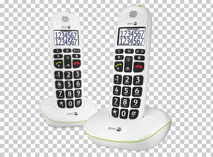 Cordless Telephone Doro PhoneEasy 100w Digital Enhanced Cordless Telecommunications PNG, Clipart, Business Telephone System, Cellular Network, Communication Device, Cordless Telephone, Doro Free PNG Download