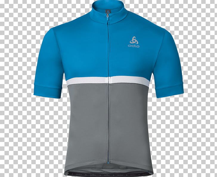 Cycling Jersey Collar Blue Zipper Top PNG, Clipart, Active Shirt, Blue, Clothing, Collar, Cycling Free PNG Download