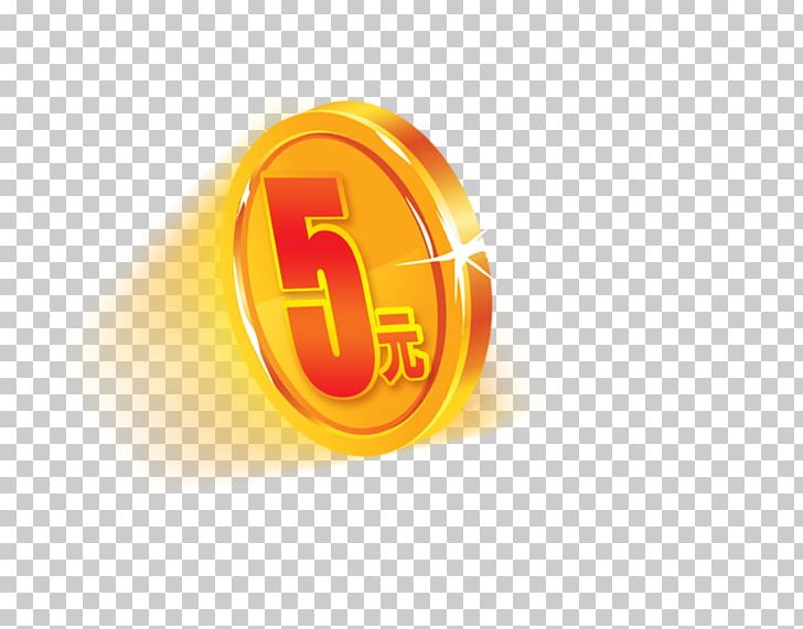Five Yuan Gold Coins PNG, Clipart, Brand, Circle, Coin, Coins, Computer Free PNG Download