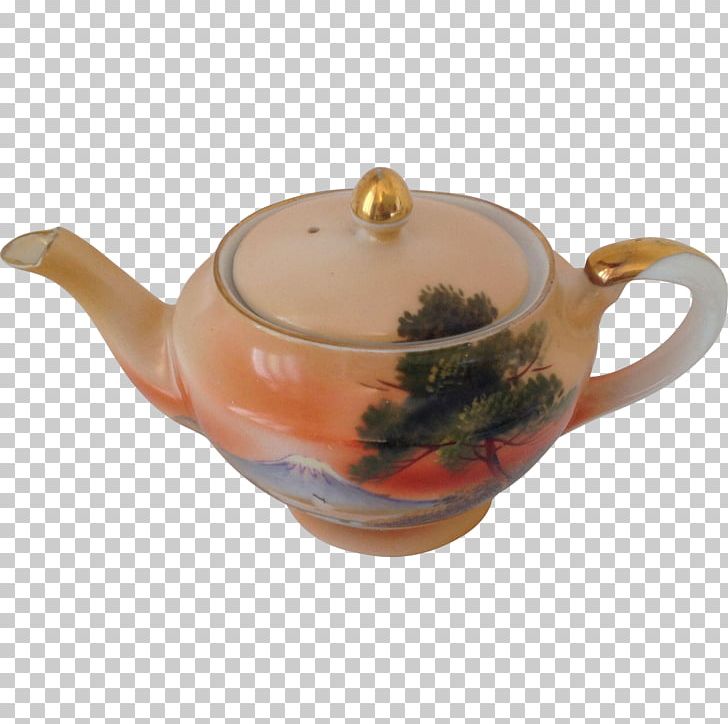 Teapot Noritake Ceramic Kettle PNG, Clipart, Antique, Ceramic, Cup, Food Drinks, Hand Painted Free PNG Download