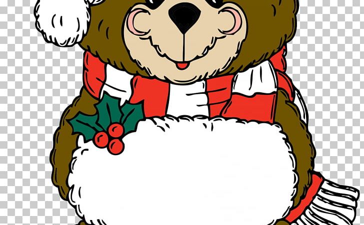 Bear Christmas Santa Claus PNG, Clipart, Animals, Art, Artwork, Bear, Carnivoran Free PNG Download