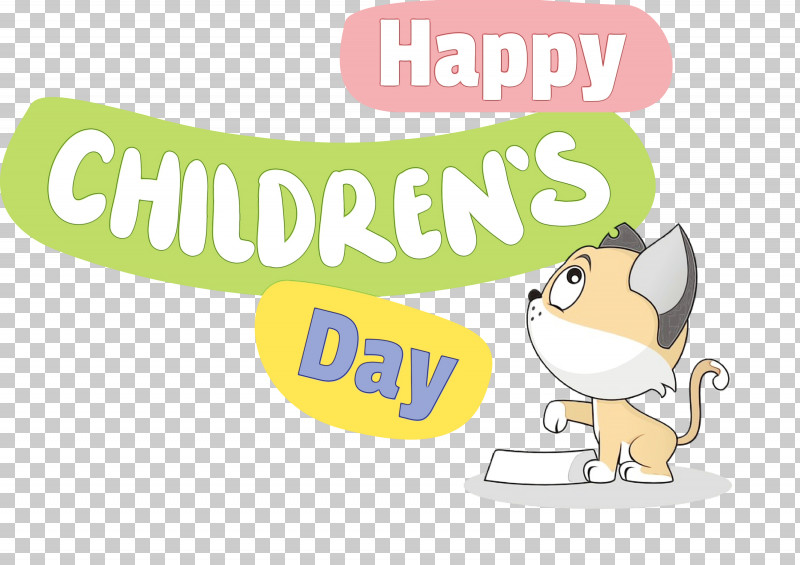 Logo Cartoon Yellow Line Meter PNG, Clipart, Cartoon, Childrens Day, Happy Childrens Day, Line, Logo Free PNG Download
