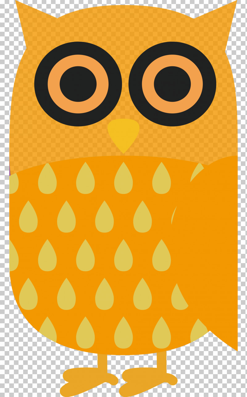 Owl M Yellow Meter Beak Line PNG, Clipart, Beak, Cartoon Owl, Cute Owl, Line, Meter Free PNG Download
