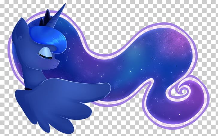 Pony Princess Luna Blue Horse Winged Unicorn PNG, Clipart, Animals, Blue, Cobalt Blue, Deviantart, Drawing Free PNG Download
