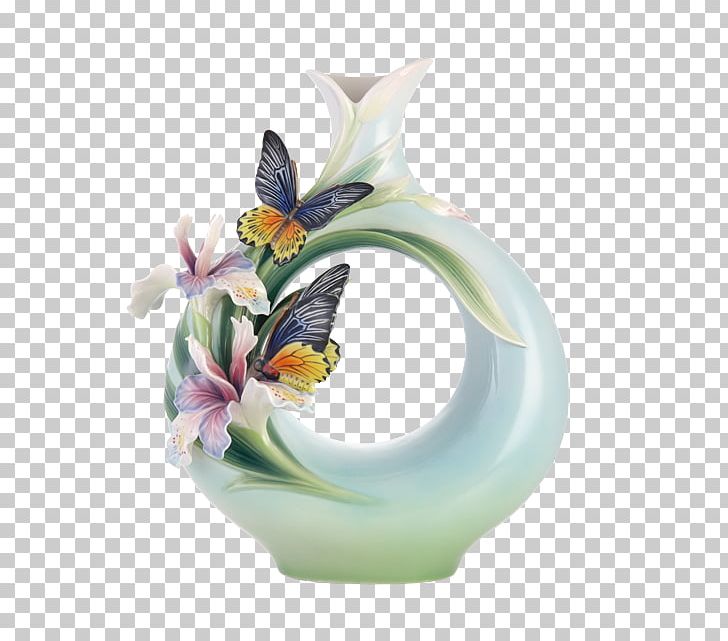 Franz-porcelains Vase Ceramic PNG, Clipart, Art, Artifact, Ball, Birdwing, Butterfly Free PNG Download