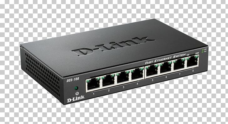 Network Switch Gigabit Ethernet Ethernet Hub Fast Ethernet PNG, Clipart, Computer Port, Dgs, Dlink, Dlink, Electronic Component Free PNG Download