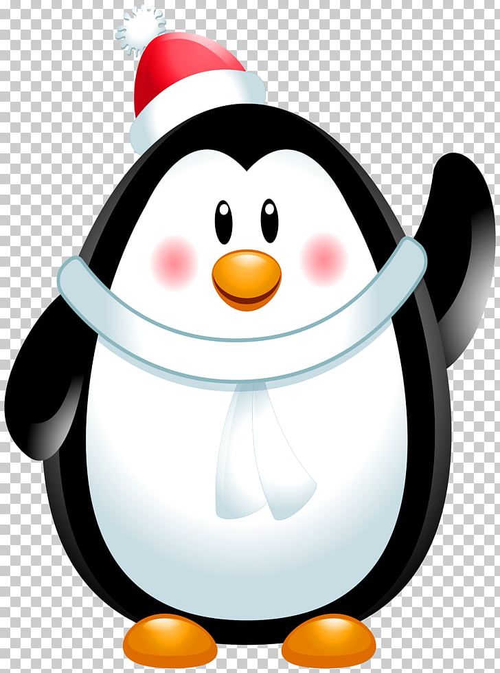 Penguin Christmas Bird PNG, Clipart, Animals, Beak, Bird, Birthday, Cartoon Free PNG Download
