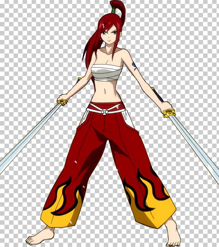 Erza Scarlet Fairy Tail Titania Natsu Dragneel PNG, Clipart, Anime, Cartoon, Character, Clothing, Cold Weapon Free PNG Download
