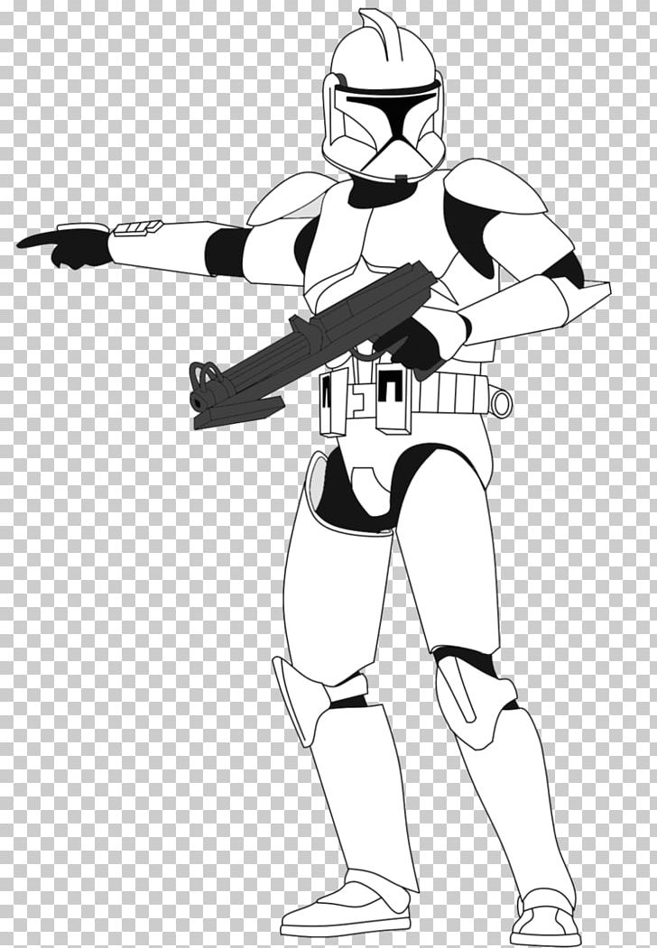 Clone Trooper Clone Wars Boba Fett Star Wars Sketch PNG, Clipart, Angle, Arm, Black, Cartoon, Clone Wars Free PNG Download