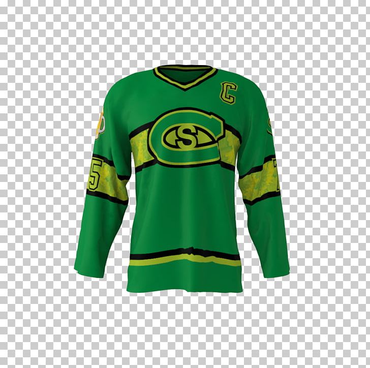 T-shirt Hockey Jersey Ice Hockey Sports Fan Jersey PNG, Clipart, Baseball Uniform, Brand, Clothing, Green, Hat Free PNG Download