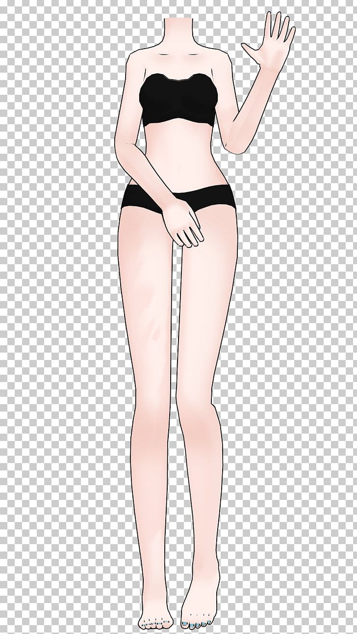 Thigh Hatsune Miku MikuMikuDance Human Body Female Body Shape PNG, Clipart, Abdomen, Active Undergarment, Arm, Art, Bikini Free PNG Download