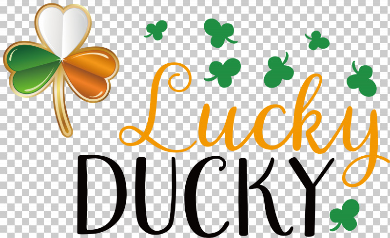 Lucky Ducky Patricks Day Saint Patrick PNG, Clipart, Butterflies, Flower, Lepidoptera, Line, Logo Free PNG Download