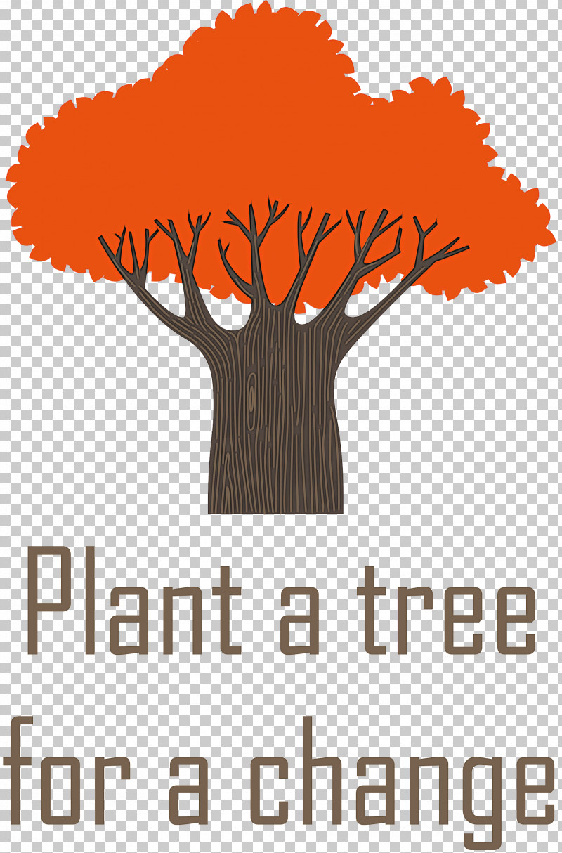Plant A Tree For A Change Arbor Day PNG, Clipart, Arbor Day, Biology, Flower, Line, Logo Free PNG Download