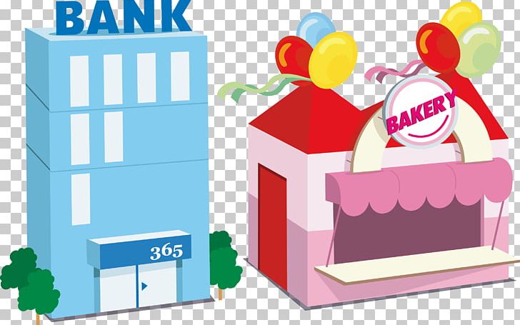 Bank Cartoon Architecture Png Clipart Building Building Vector