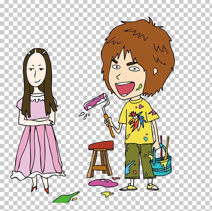Illustration PNG, Clipart, Boy, Business Woman, Cartoon, Child, Conversation Free PNG Download