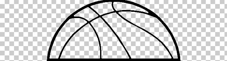 half basketball outline