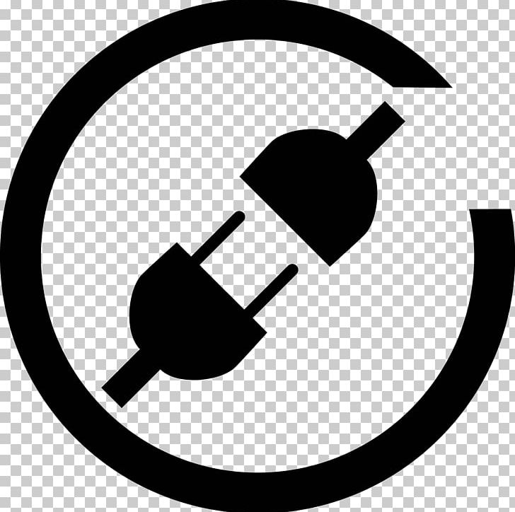 Electricity Computer Icons Electrical Wires & Cable AC Power Plugs And Sockets Electric Power PNG, Clipart, Amp, Artwork, Black And White, Cable, Circle Free PNG Download