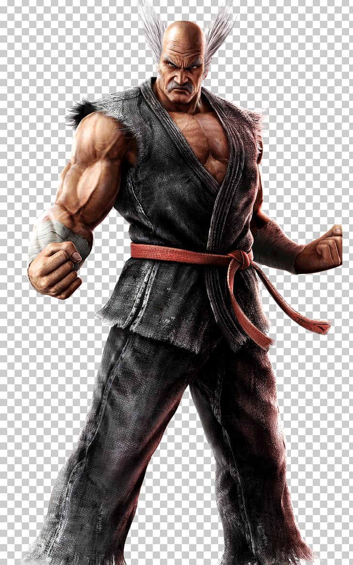 Homem vestindo caráter de capa laranja, Tekken 7 Tekken Tag Tournament 2  Heihachi Mishima Kazuya Mishima Jin Kazama, tekken, rei, videogame,  personagem fictício png
