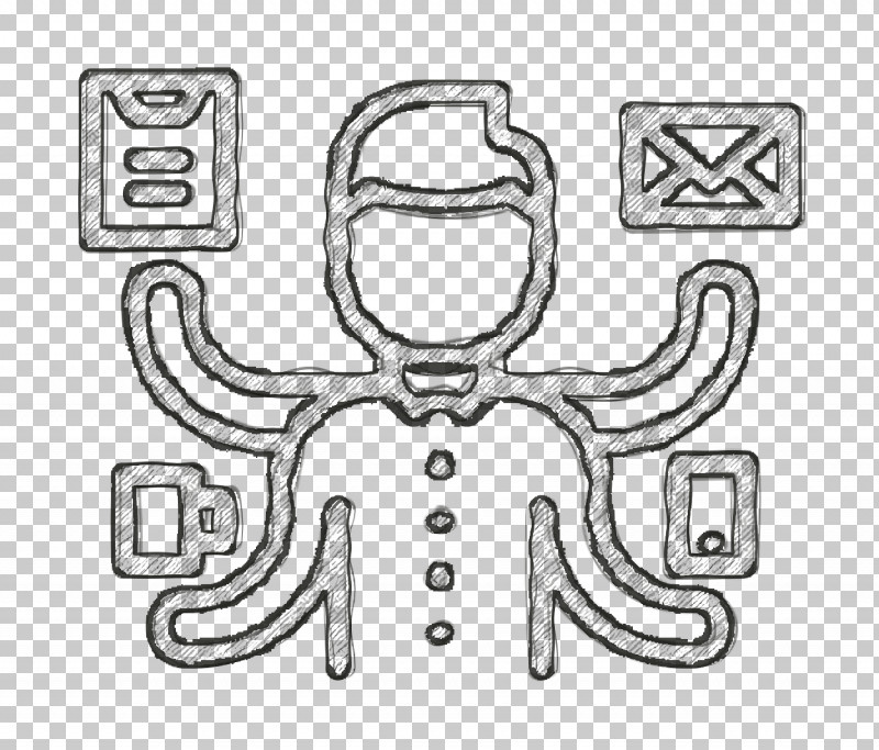 Office Icon Multitask Icon PNG, Clipart, Black, Black And White, Car, Hm, Line Free PNG Download