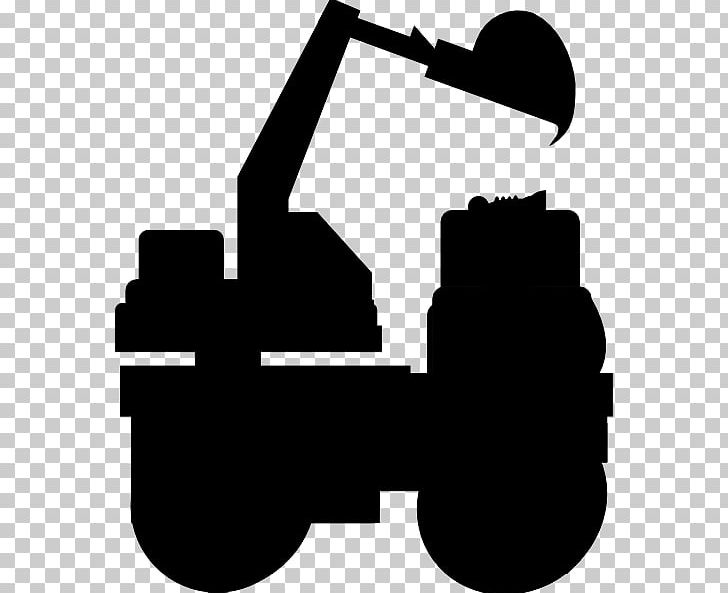 Black And White Excavator Heavy Machinery PNG, Clipart, Angle, Architectural Engineering, Backhoe, Black, Black And White Free PNG Download