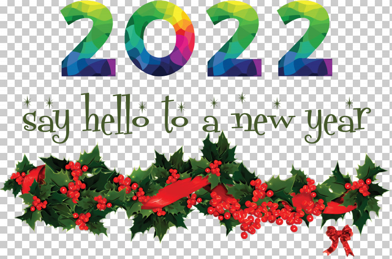 2022 Happy New Year 2022 New Year 2022 PNG, Clipart, Christmas Day, Christmas Wreath, Drawing, Garland, Wreath Free PNG Download