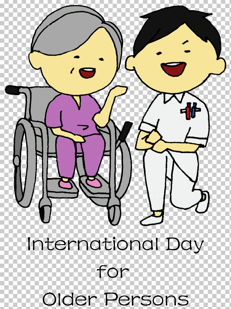 International Day For Older Persons International Day Of Older Persons PNG, Clipart, Cartoon, Happiness, International Day For Older Persons, Male, Yellow Free PNG Download