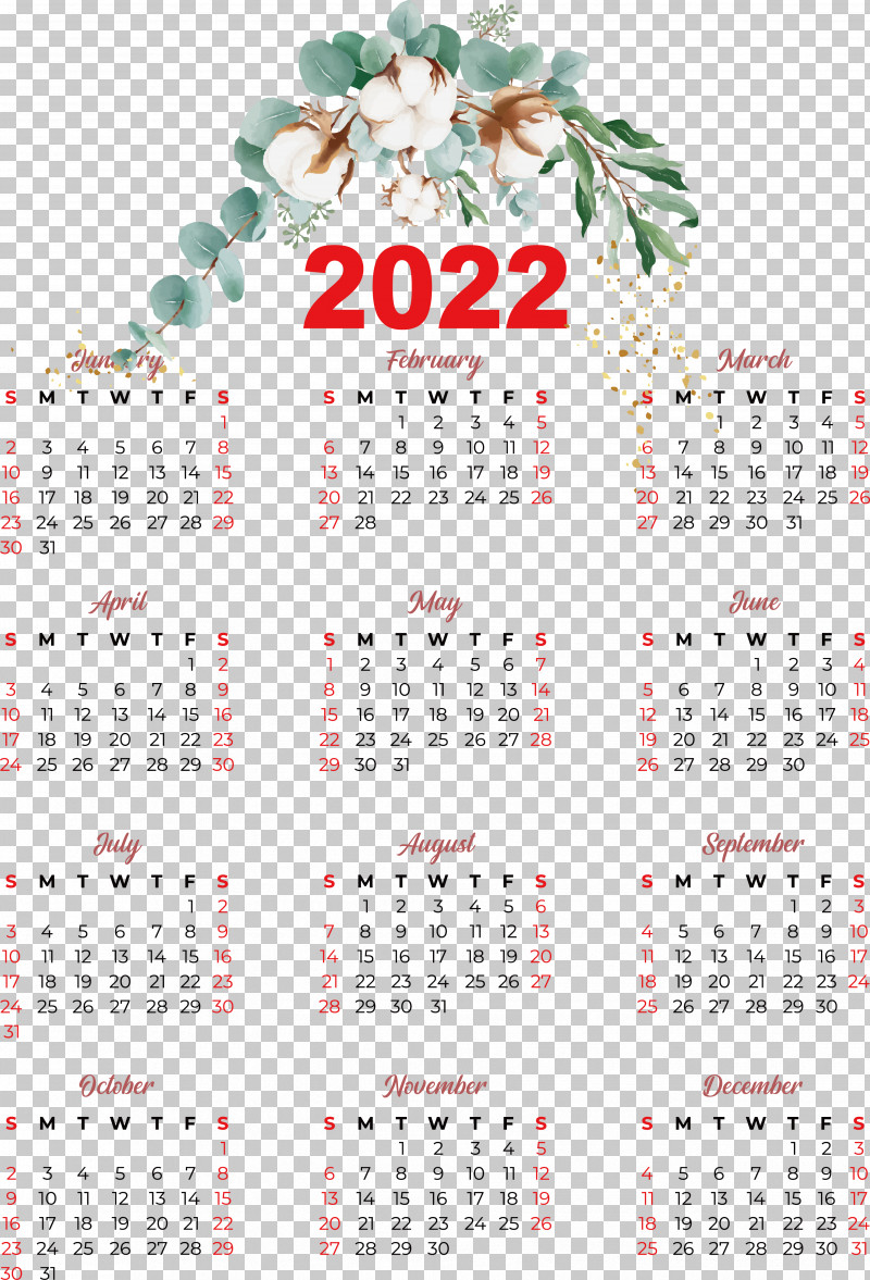 Calendar 2022 2021 Common Year Names Of The Days Of The Week PNG, Clipart, Calendar, Calendar Date, Calendar Year, Common Year, Flat Design Free PNG Download