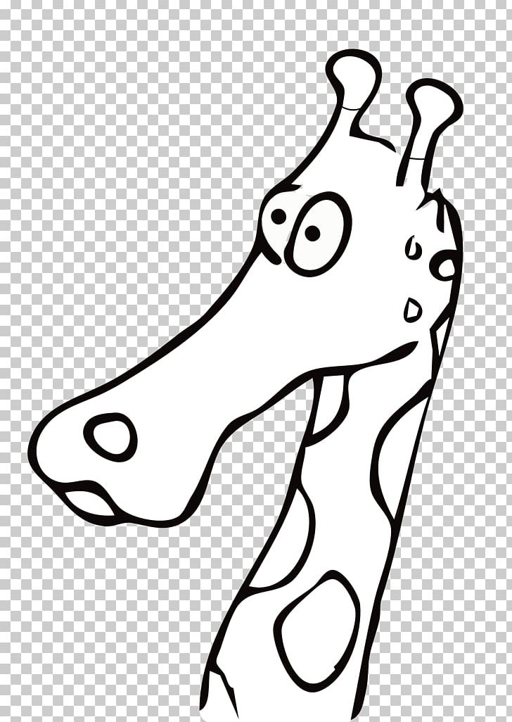 Giraffe Drawing Black And White PNG, Clipart, Area, Art, Black, Black And White, Bonfire Cliparts Black Free PNG Download