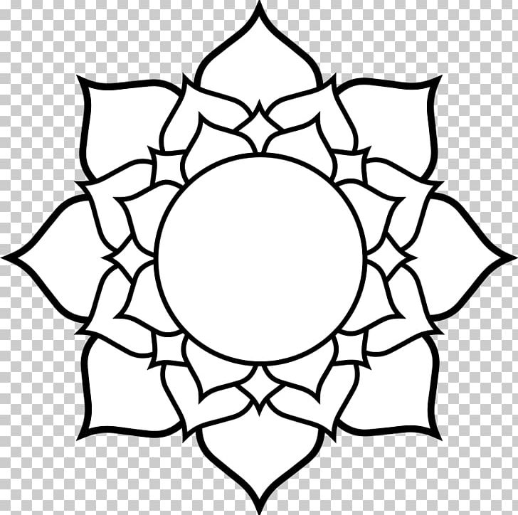 Mandala Coloring Book PNG, Clipart, Area, Artwork, Black, Black And White, Branch Free PNG Download