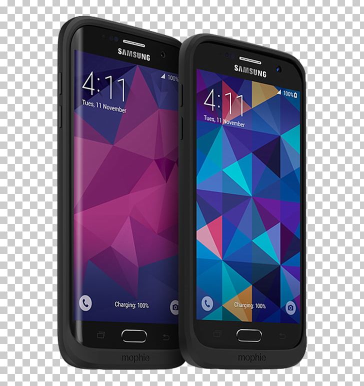 Samsung GALAXY S7 Edge Samsung Galaxy S6 Edge Battery Charger Mophie Battery Pack PNG, Clipart, Electronic Device, Gadget, Magenta, Mobile Phone, Mobile Phones Free PNG Download