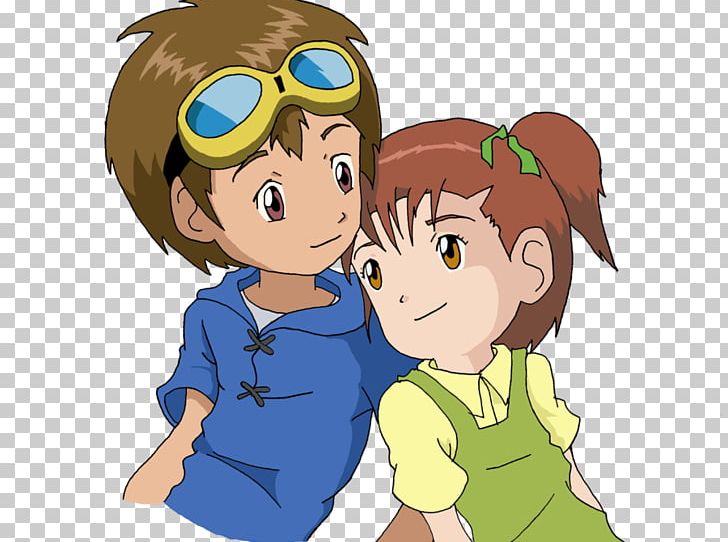 Takato Matsuki Jeri Katou Digimon Masters Guilmon Terriermon PNG, Clipart, Art, Boy, Cartoon, Child, Conversation Free PNG Download