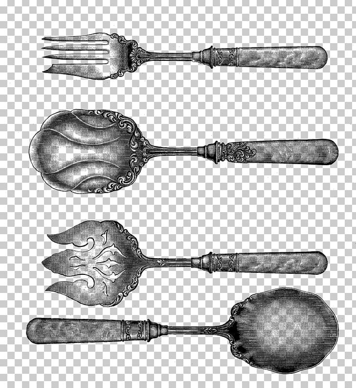 Cutlery Spoon Postage Stamps Fork PNG, Clipart, Art, Black And White, Clip Art, Collage, Cutlery Free PNG Download