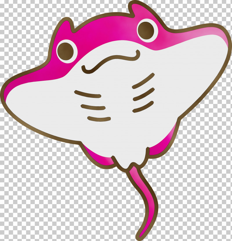 Pink Cartoon Fish Line Art PNG, Clipart, Cartoon, Cartoon Fish, Fish, Line Art, Manta Ray Free PNG Download