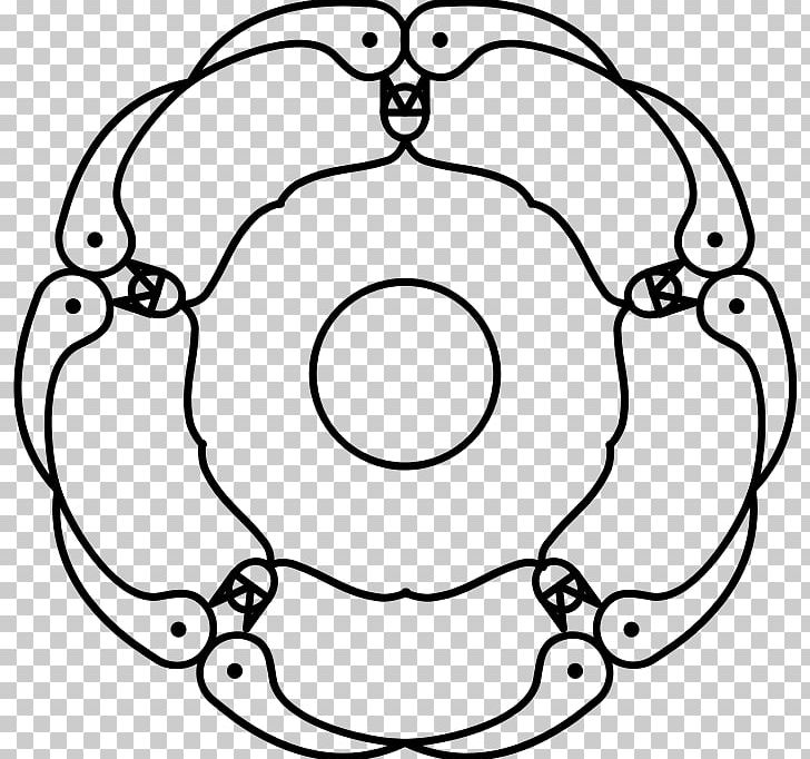 Circle Flower White Point PNG, Clipart, Area, Black And White, Circle, Education Science, Face Free PNG Download
