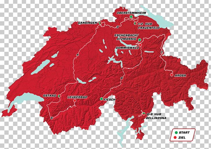 2018 Tour De Suisse 2017 Tour De Suisse 2018 Tour De France 2017 UCI World Tour Frauenfeld PNG, Clipart, 2018, 2018 Tour De France, Area, Frauenfeld, Map Free PNG Download