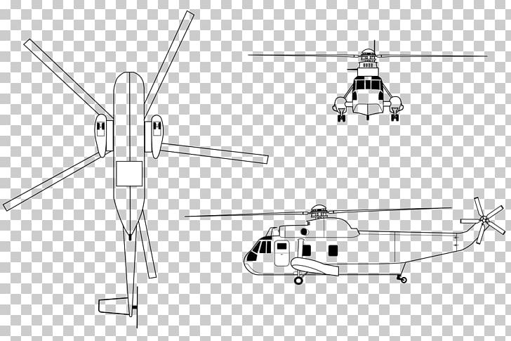 Sikorsky SH-3 Sea King Sikorsky S-61R Westland Sea King Sikorsky CH-124 Sea King PNG, Clipart, Aerospace Engineering, Aircraft, Angle, Helicopter, Monochrome Free PNG Download