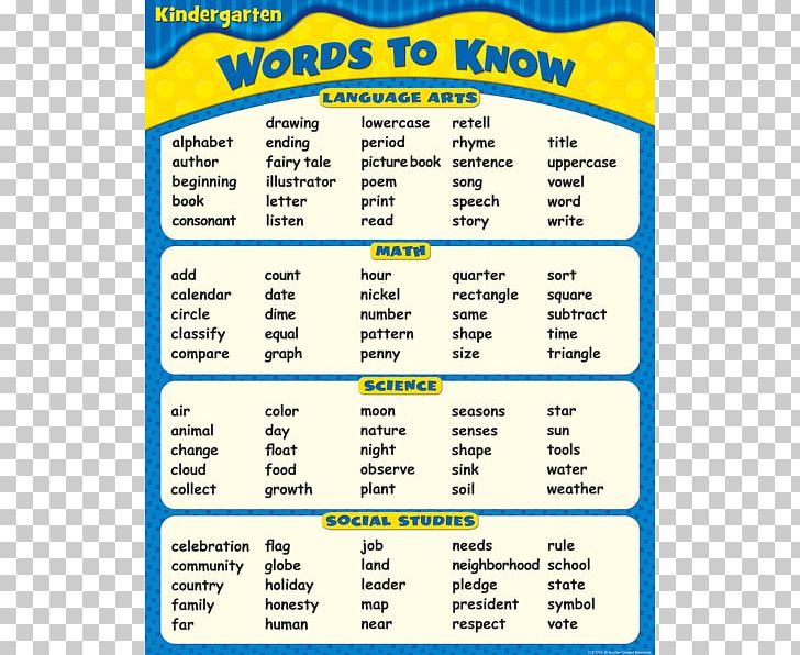 Sight Word Kindergarten Vocabulary Education Learning PNG, Clipart, Area, Brand, Chart, Chore Chart, Classroom Free PNG Download