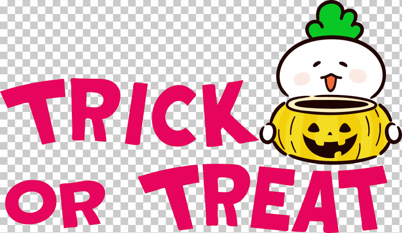 TRICK OR TREAT Halloween PNG, Clipart, Behavior, Cartoon, Emoticon, Halloween, Happiness Free PNG Download