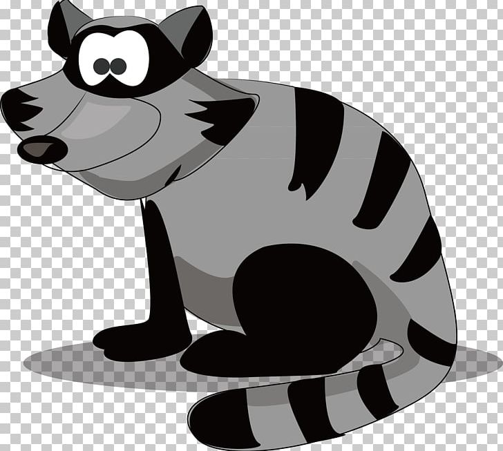 Cartoon Animation PNG, Clipart, Animal, Animals, Black And White, Black Hair, Carnivoran Free PNG Download
