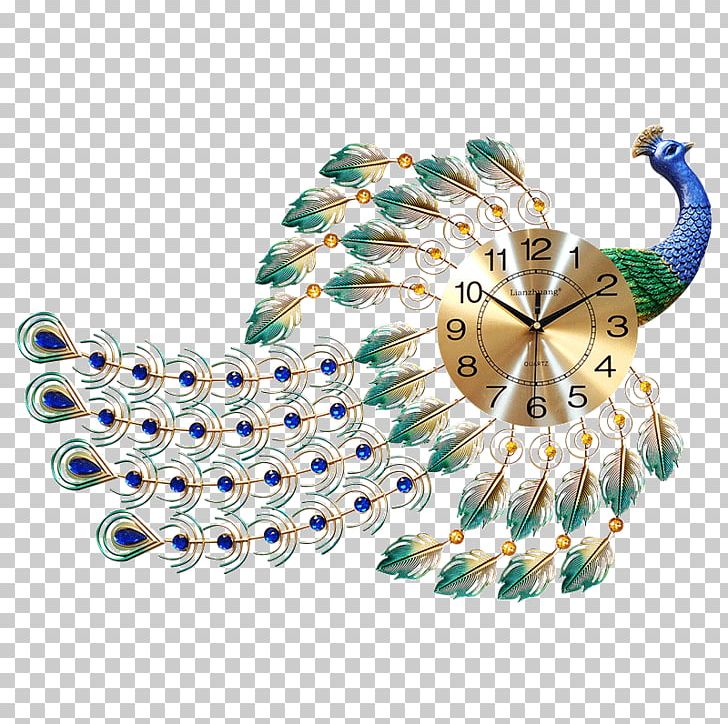Peacock Clock Pendulum Clock Haiphong F20Beauty PNG, Clipart, Art, Bird, Body Jewelry, Brooch, Ceramic Free PNG Download