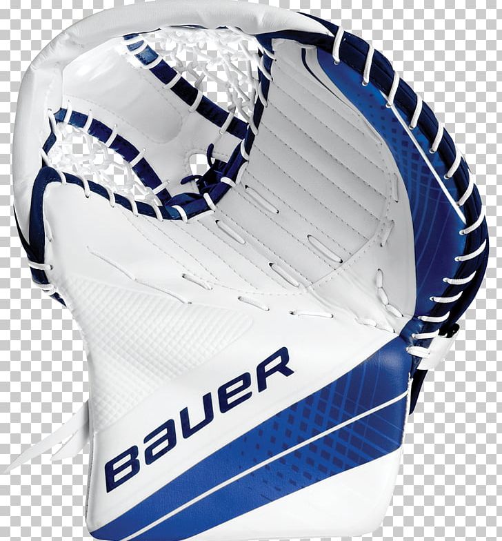 Bauer Hockey Goaltender Baseball Glove Ice Hockey PNG, Clipart, Baseball Glove, Blue, Electric Blue, Goalkeeper, Goaltender Free PNG Download