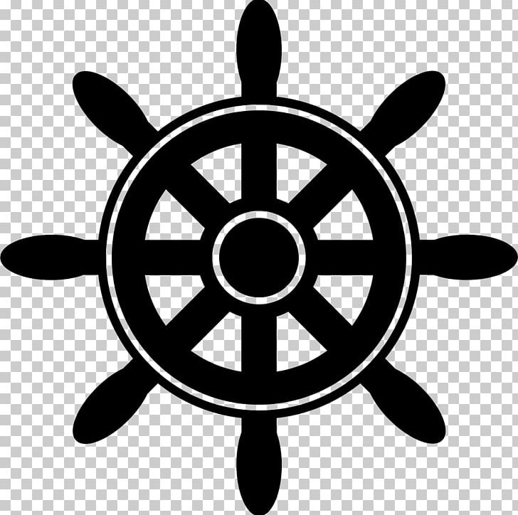 Ship's Wheel PNG, Clipart, Anchor, Artwork, Black And White, Boat, Captain Free PNG Download