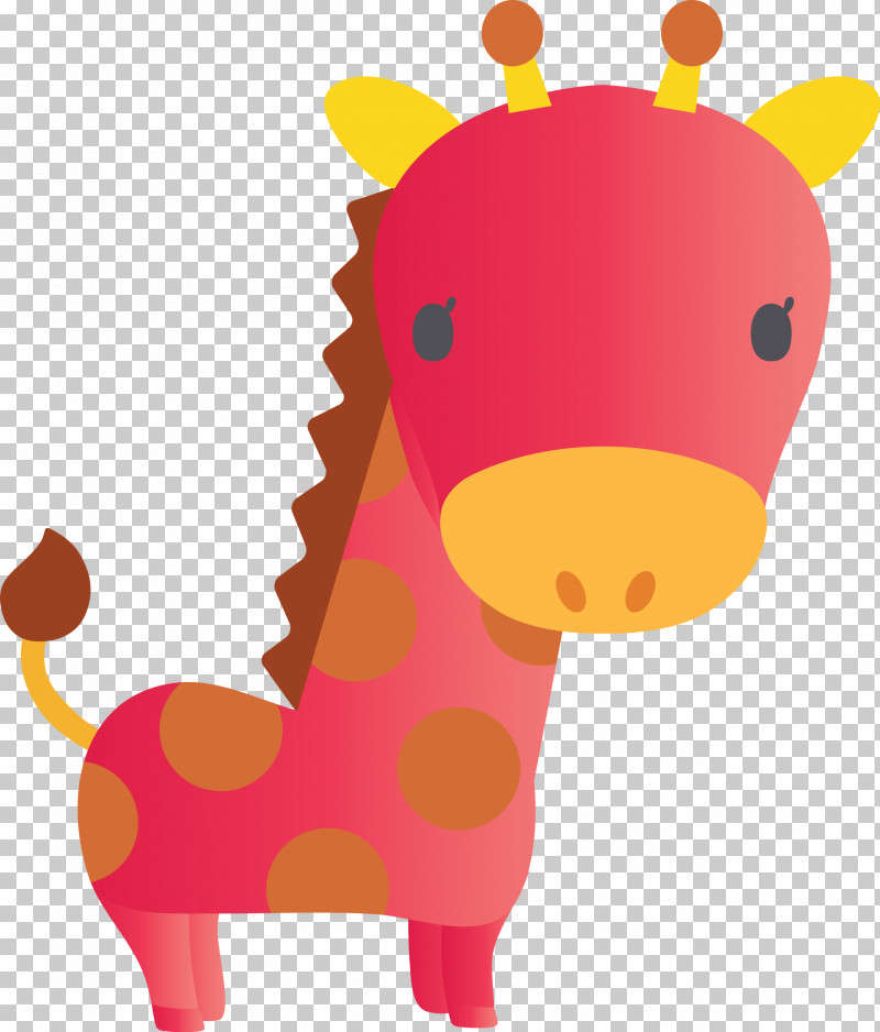 Giraffe Giraffidae Pink Cartoon Snout PNG, Clipart, Animal Figure, Cartoon, Giraffe, Giraffidae, Pink Free PNG Download