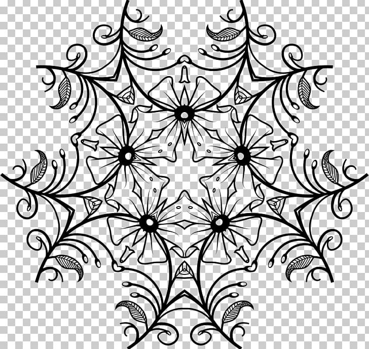 Floral Design Drawing PNG, Clipart, Black, Black And White, Circle, Color, Drawing Free PNG Download