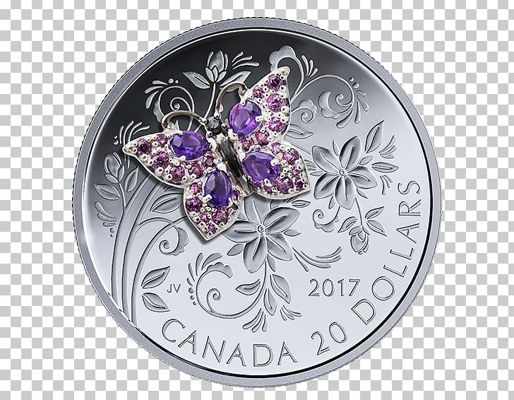 Butterfly Canada Silver Coin Royal Canadian Mint PNG, Clipart, Canada, Canadian Twentydollar Note, Coin, Commemorative Coin, Dollar Free PNG Download