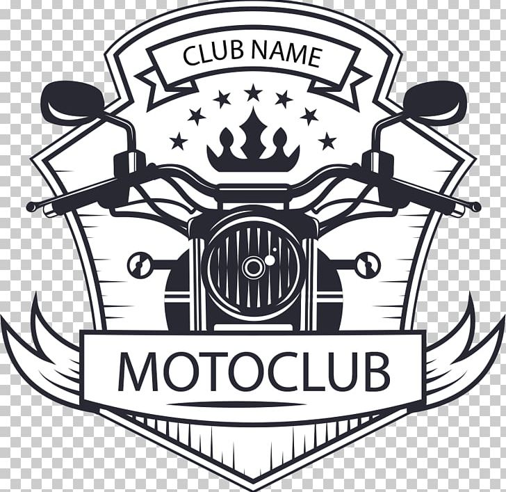 Motorcycle Logo Vintage Motor Cycle Club PNG, Clipart, Background Black, Black And White, Black Background, Black Board, Black Hair Free PNG Download