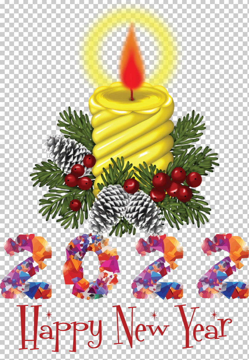Happy New Year 2022 2022 New Year 2022 PNG, Clipart, Bauble, Christmas Day, Christmas Ornament M, Christmas Tree, Floral Design Free PNG Download