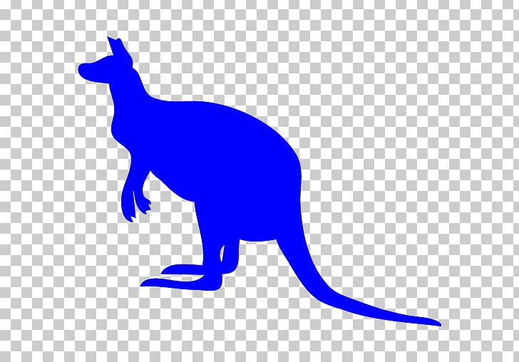 Macropodidae Kangaroo Silhouette PNG, Clipart, Animal Figure, Animals, Blue, Cat, Computer Icons Free PNG Download